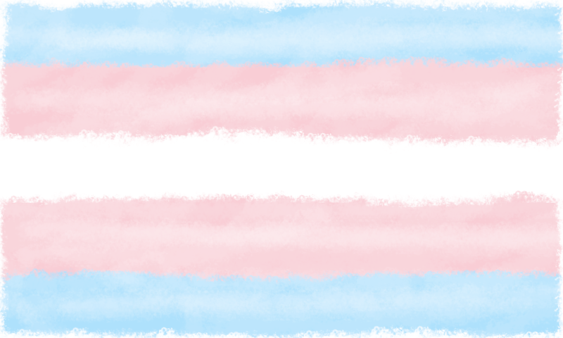 Flag of Transgender Pride Flag Art Light