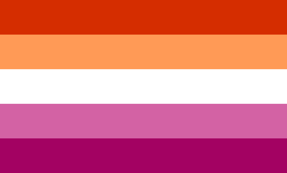 Flag of Winning Orange-Pink Lesbian Pride Flag