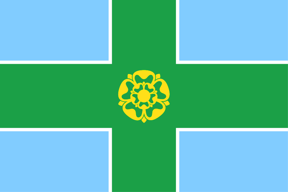 Flag of Derbyshire